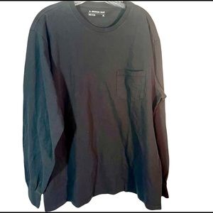 NEW AMERICAN GIANT Black Long Sleeve T-Shirt